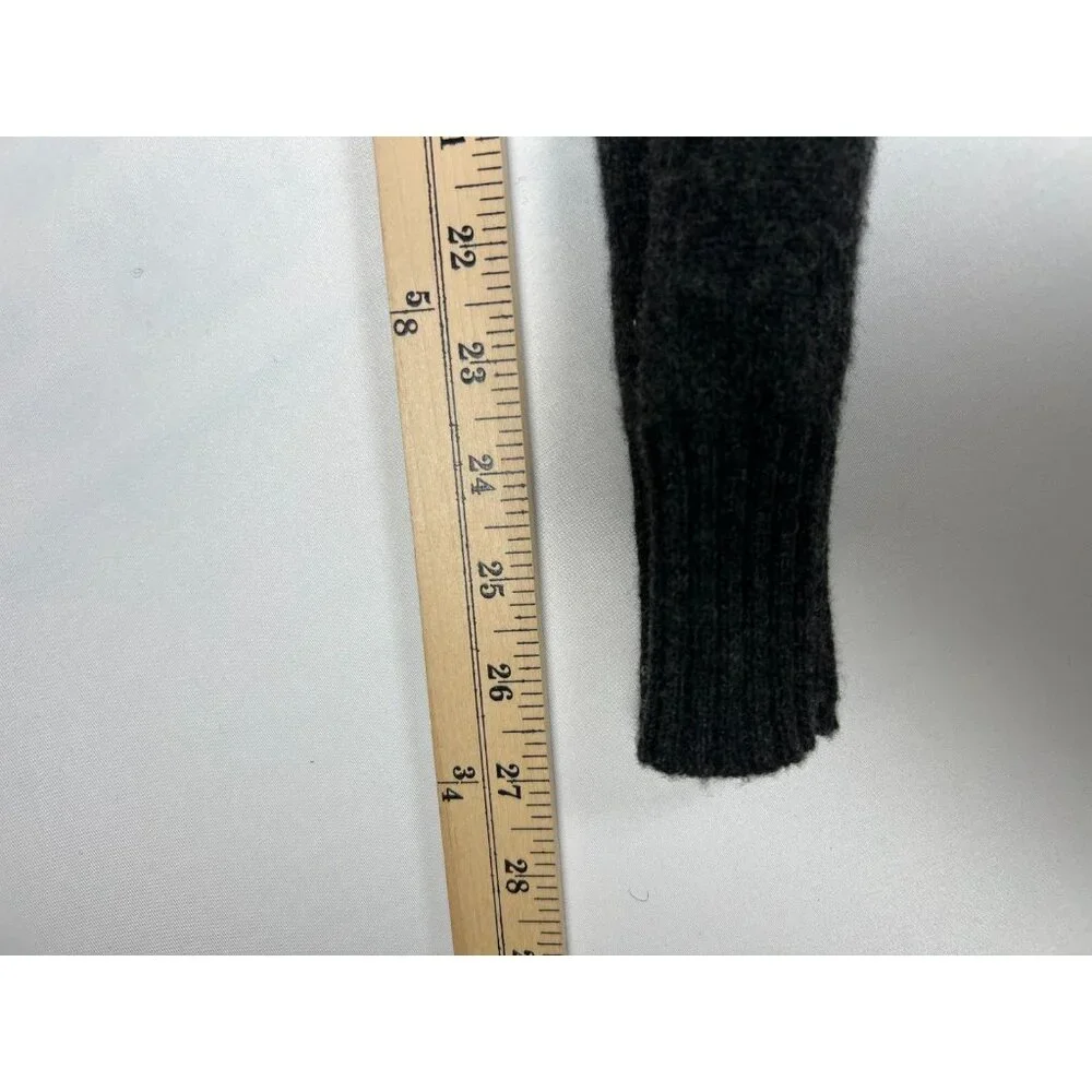 J. Crew Men M Brown 100% Premium Lambswool Shawl Neck Knit Sweater - Picture 7 of 8